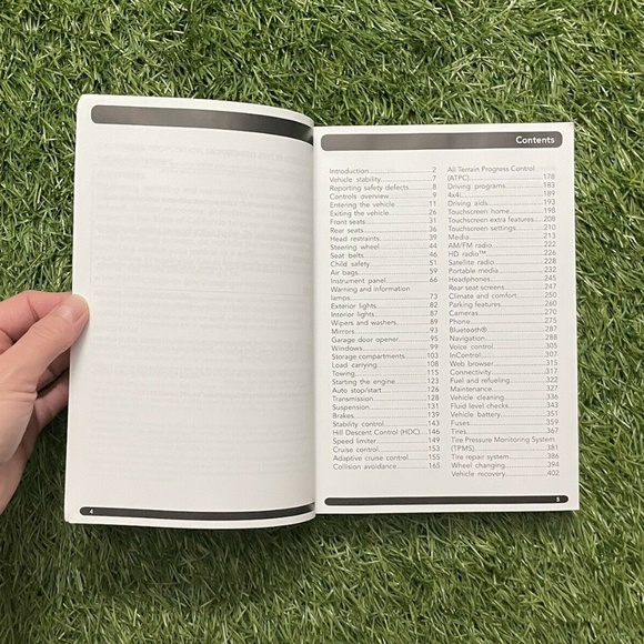 2020 Land Rover Range Rover Velar Owners Manual 3.0L 2.0L - Picture 6 of 11